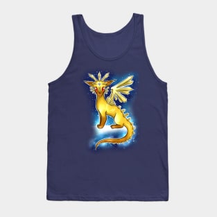 Topaz Dragon - Cute Cartoon Dragon Tank Top